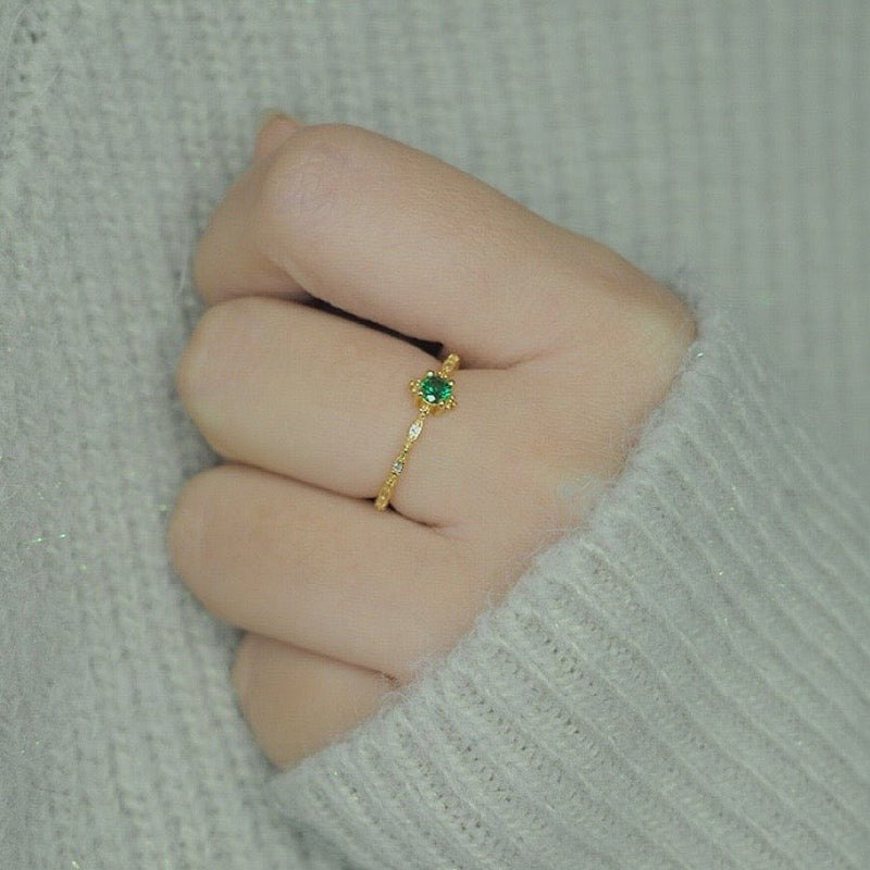 Diana Emerald Ring