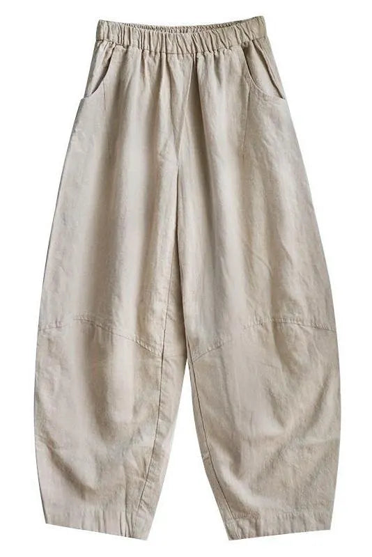 Summer Loose Cotton Linen Pants Trousers