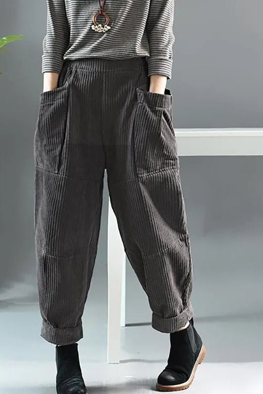 Limited Stock- Spring Retro Corduroy Pants
