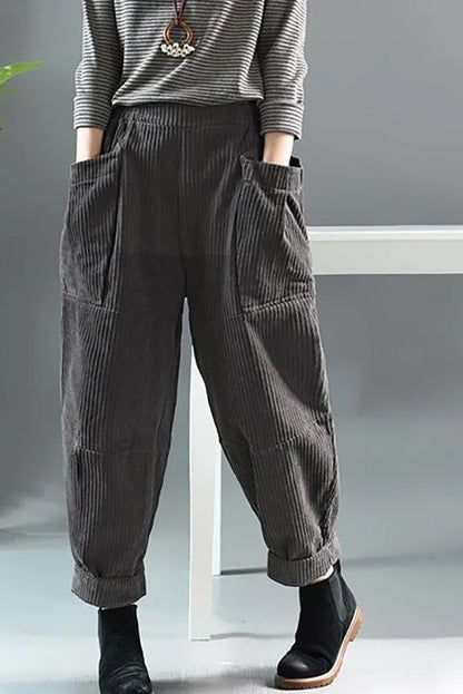 Limited Stock- Spring Retro Corduroy Pants