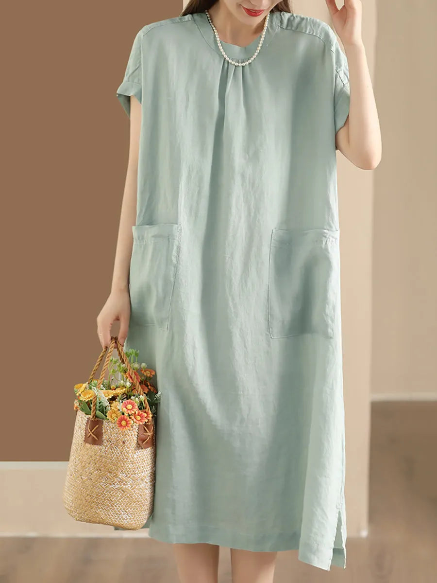 Summer Cotton Linen Dress