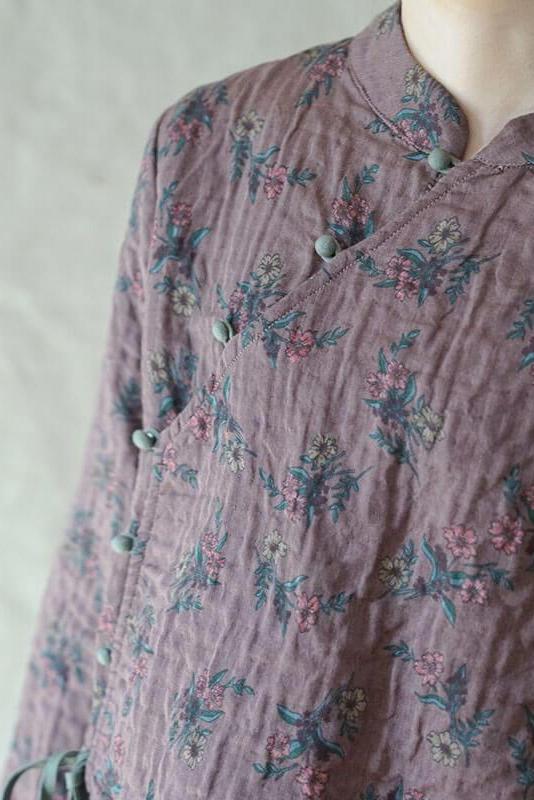 Limited Stock- 100% Cotton Retro Lace-up Sweatshirt