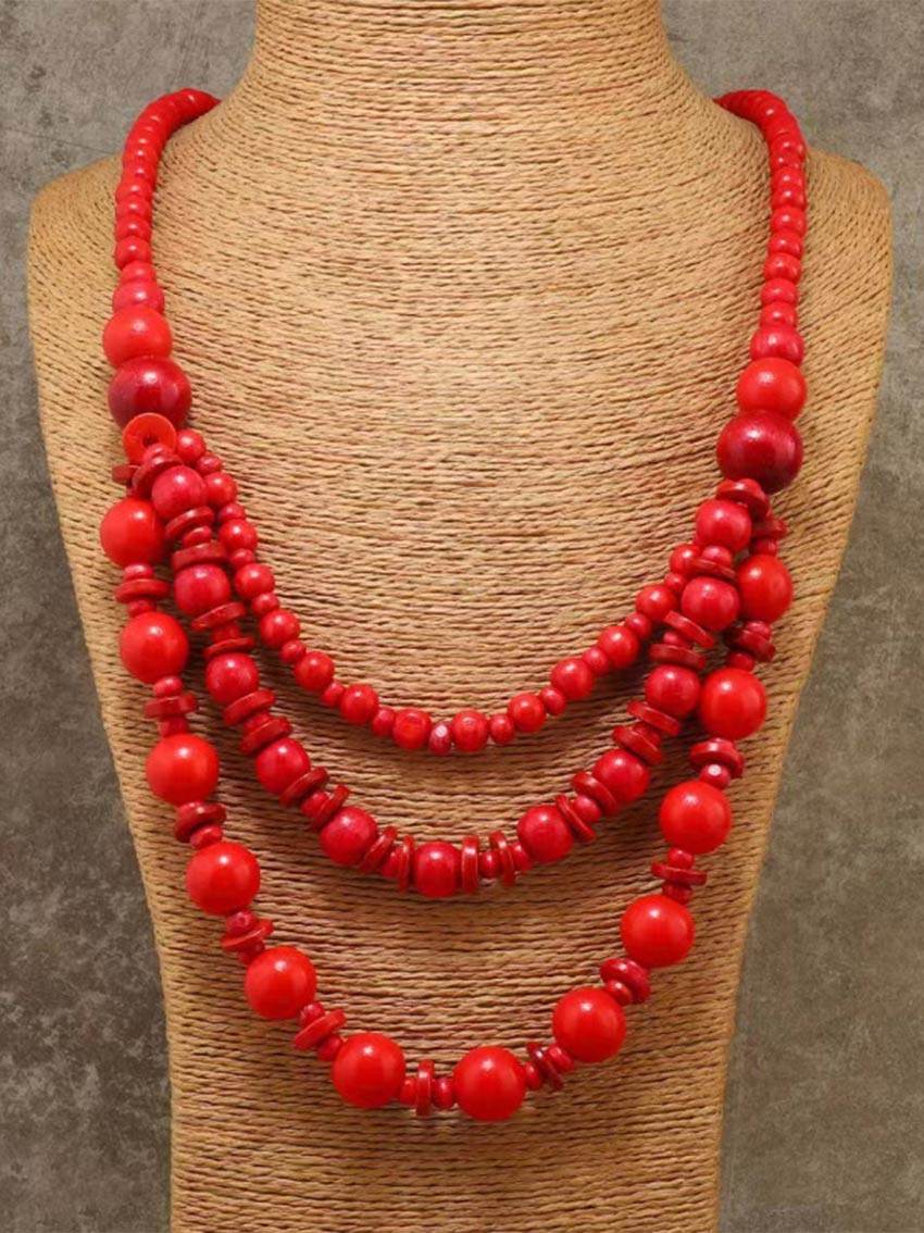 Beaded Long Necklace