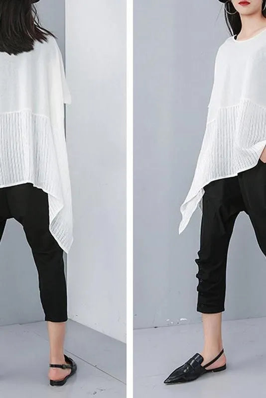 Limited Stock- Summer Patchwork Irregular T-shirt
