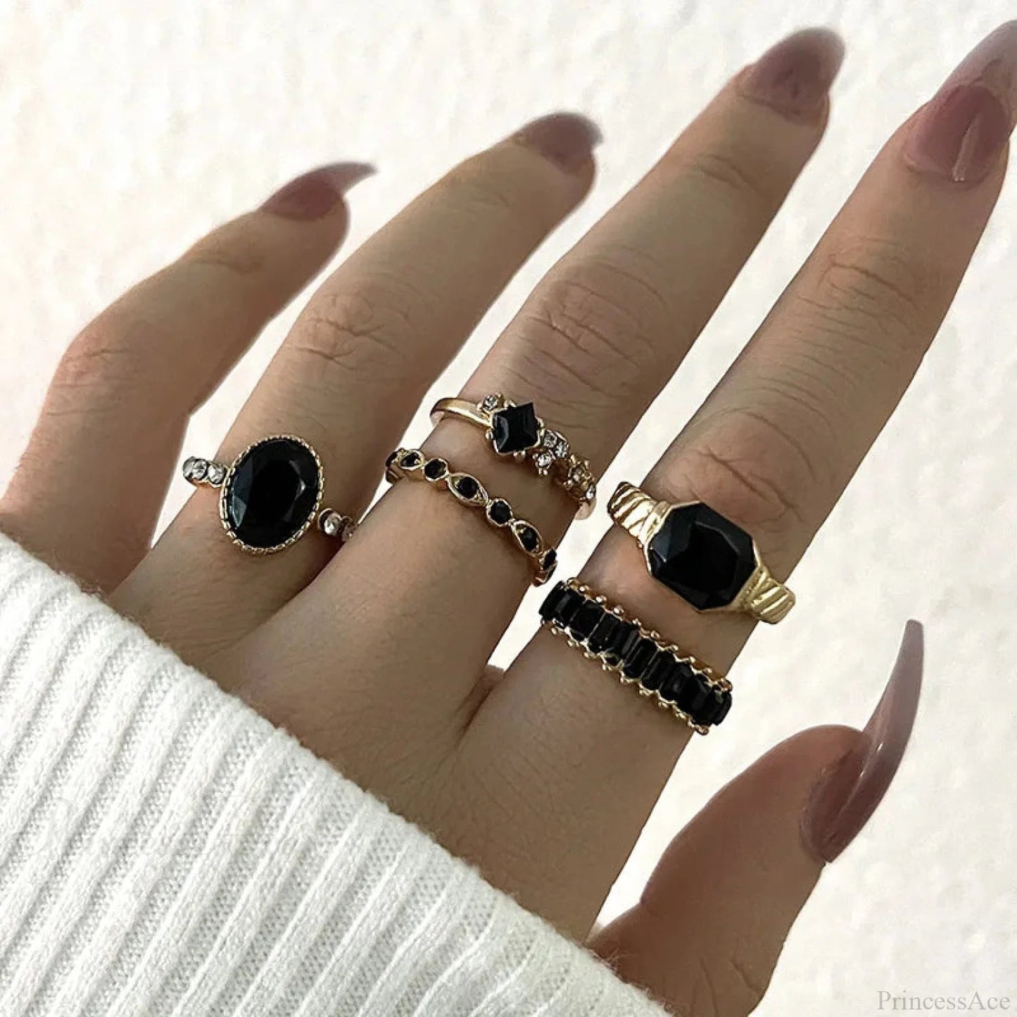 Dark Crystal Geometric Gothic Band