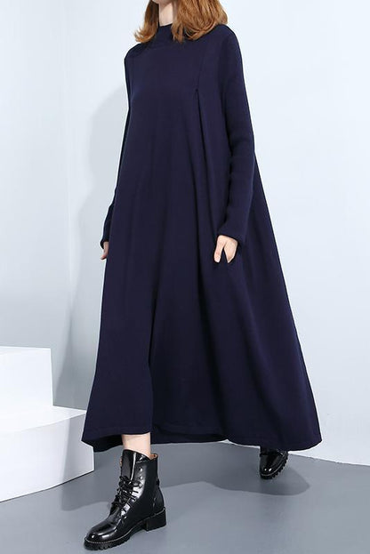-loose Knitted Maxi Dress