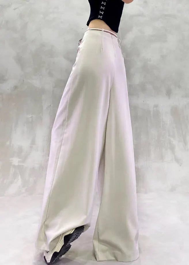 Apricot Pockets Summer Spandex Pants High Waist