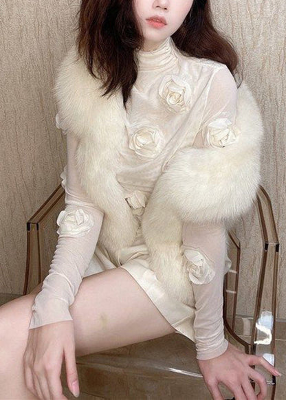 Art Beige Tulle T Shirts Spring