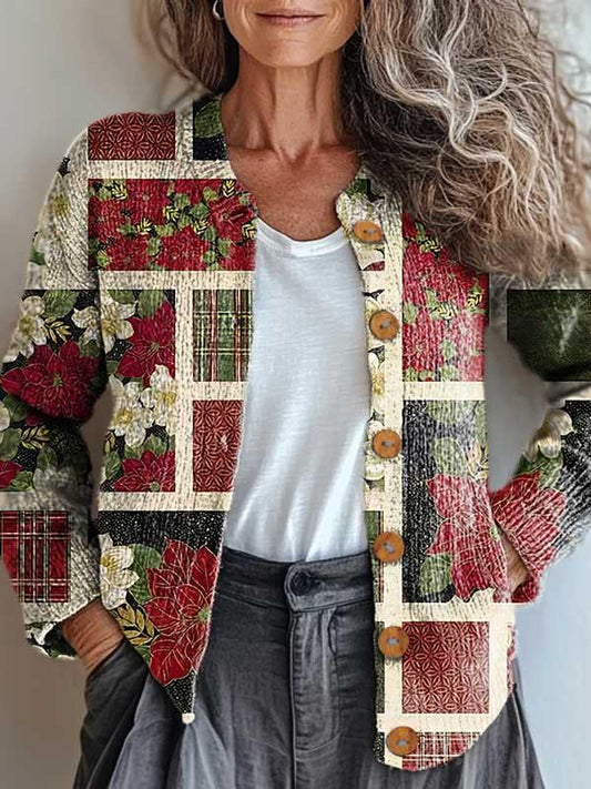 Christmas Mood Patchwork Jacket