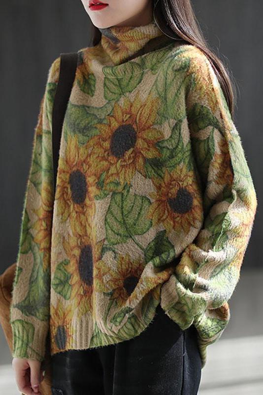 Winter Turtleneck Knitted Sweater