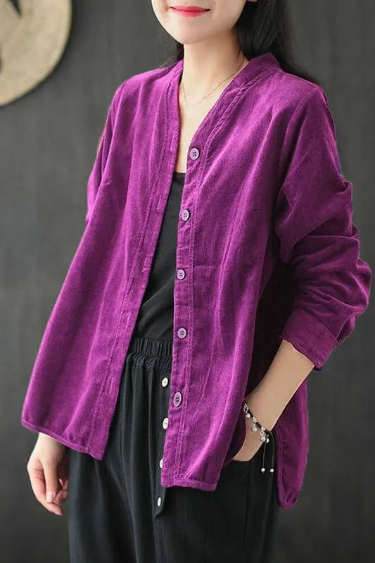 Limited Stock- Retro Corduroy Coat