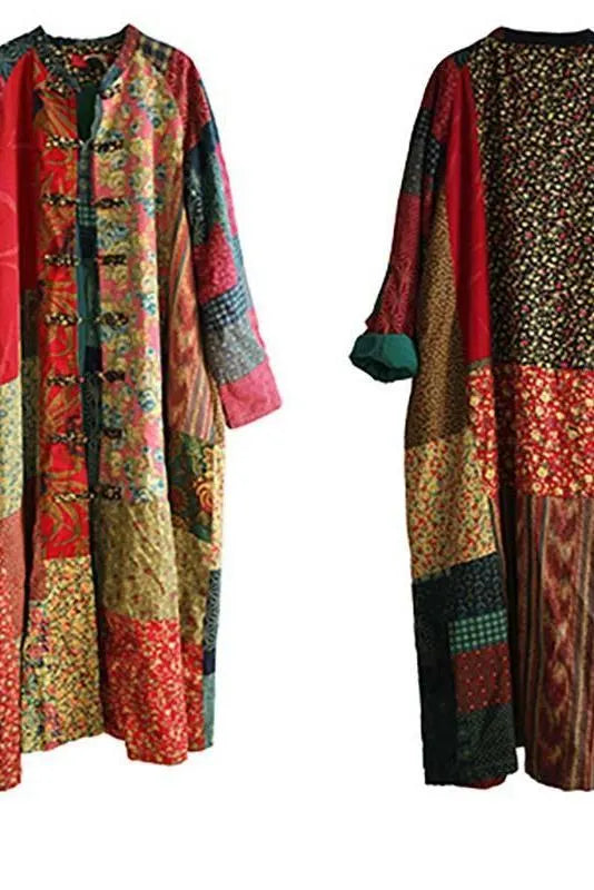Limited Stock- Retro Color Contrast Coat