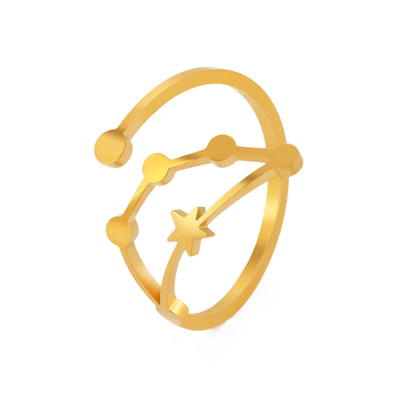Zodiac Star Sign Rings