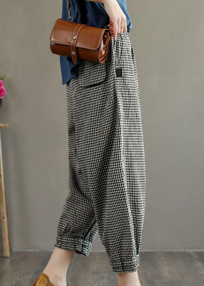 Green Pockets Summer Linen Pants
