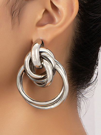 Geometric Drop Earrings