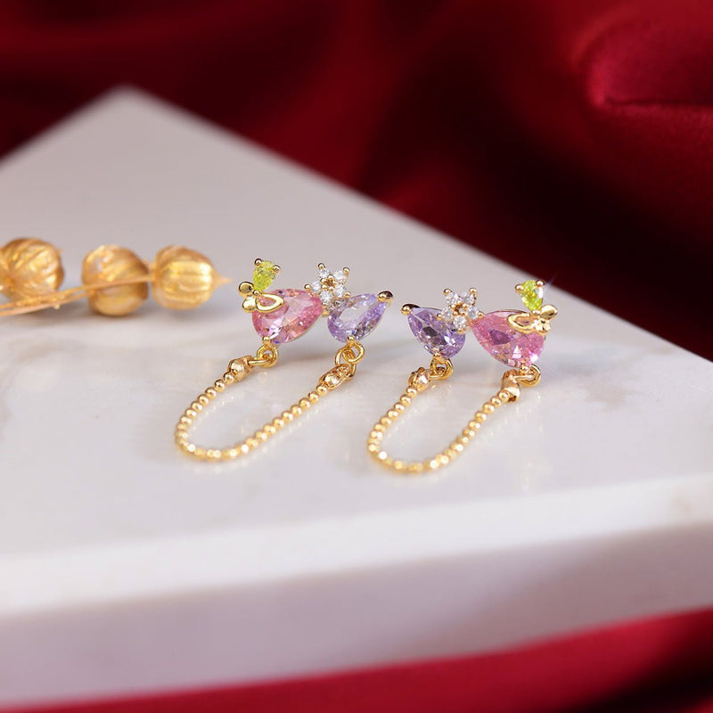 Brooklyn Flower Butterfly Earrings