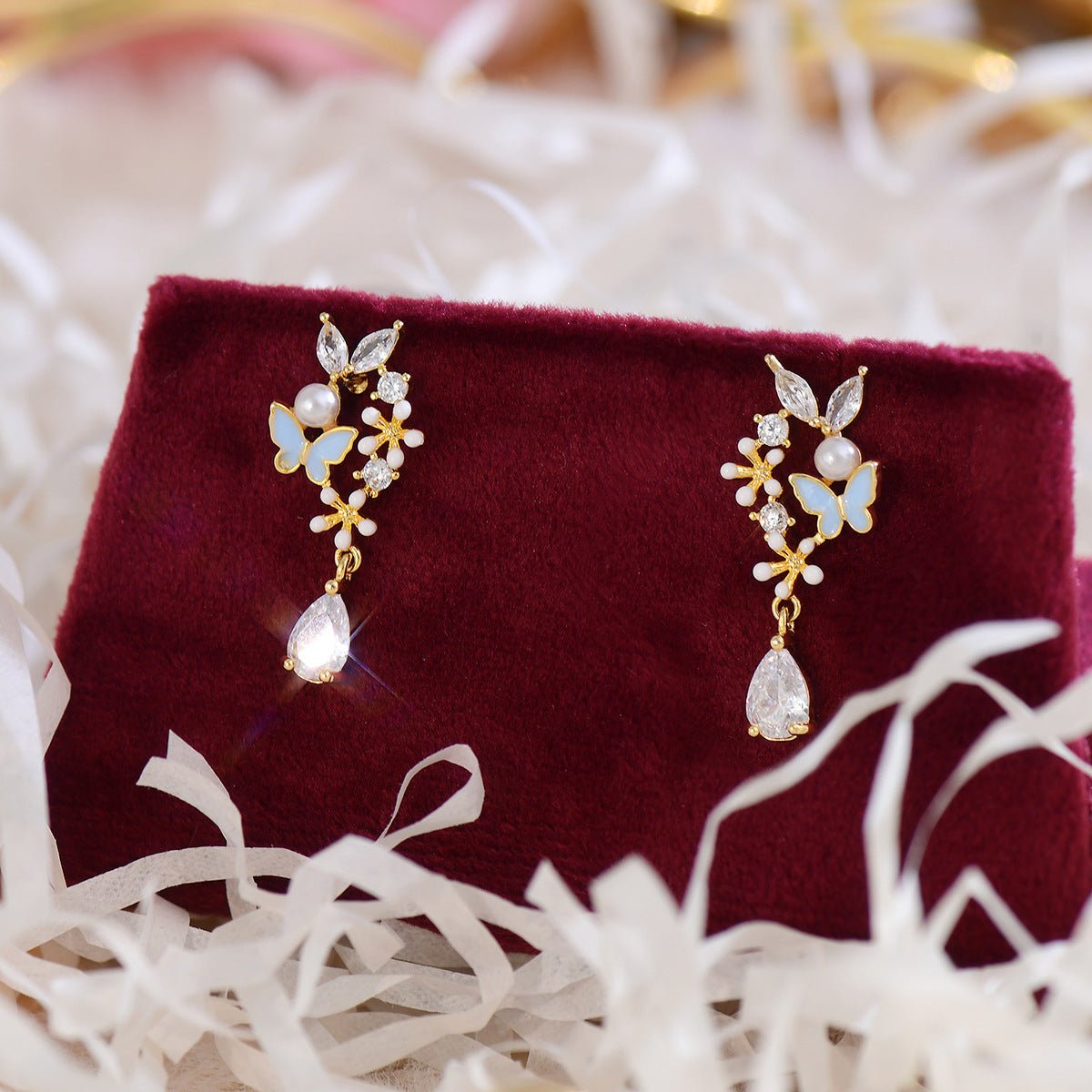 Melissa Flower Butterfly Earrings