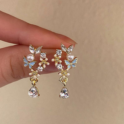 Melissa Flower Butterfly Earrings