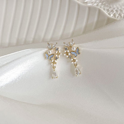 Melissa Flower Butterfly Earrings