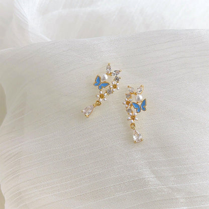 Melissa Flower Butterfly Earrings