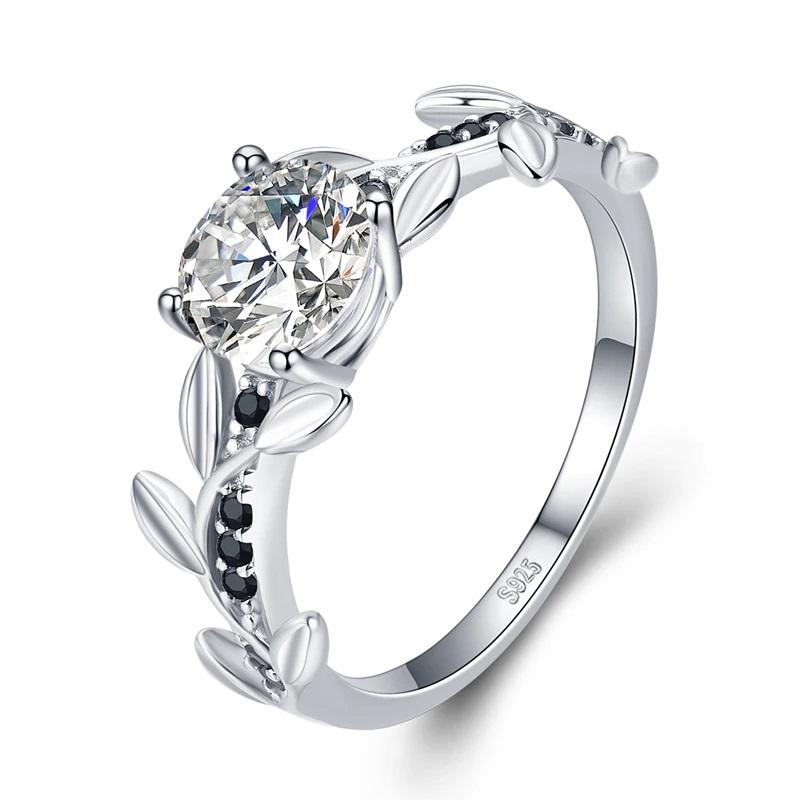 Flower Crown Silver Ring