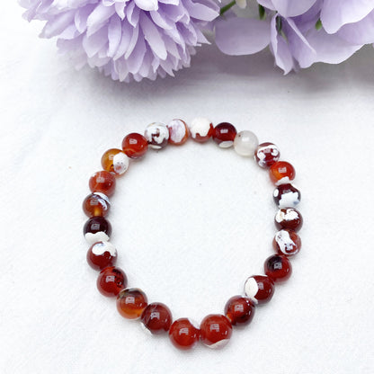 Galaxy Tiger Eye & Orca Onyx Chakra Bracelet 8mm