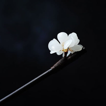Grain Wood Liuli Hydrangea Flower Chinese Hairpin Symbolism