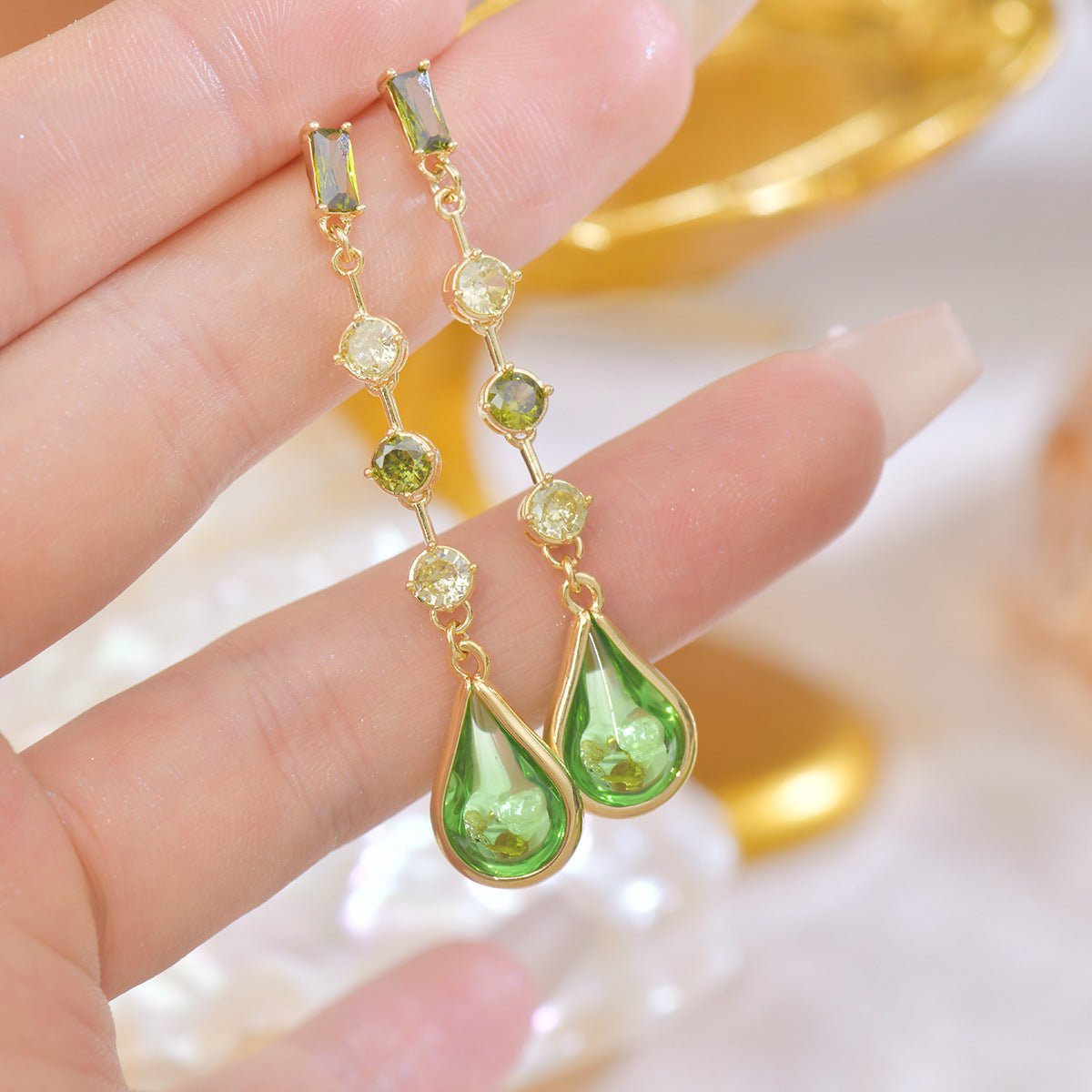 Greenlight Drop Earrings