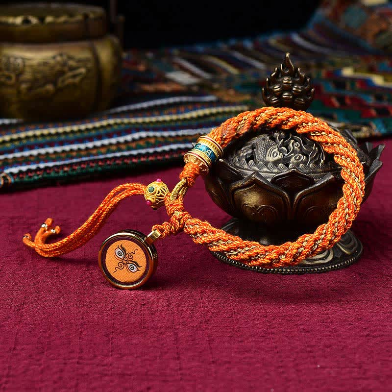 Handmade Tibetan Red String Bracelet for Luck and Protection
