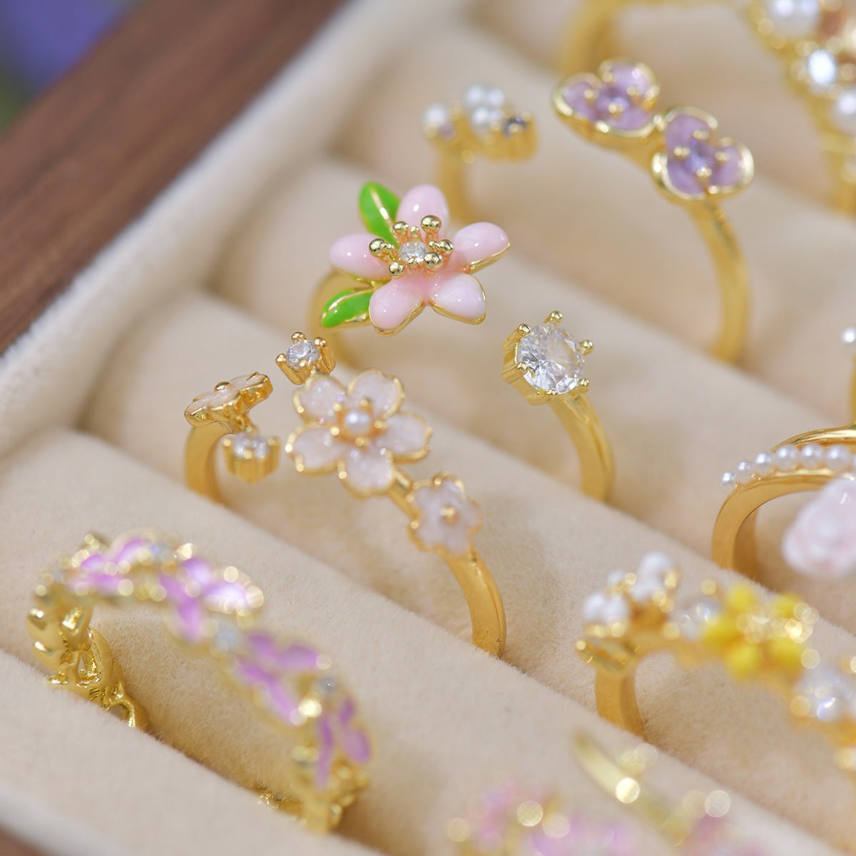 Haru Cherry Blossom Ring