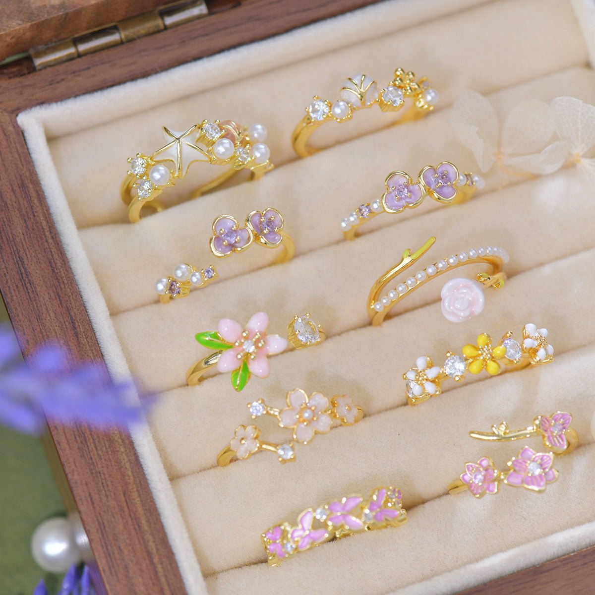 Haru Cherry Blossom Ring