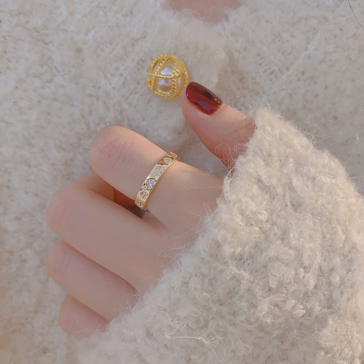 Heart Band Ring