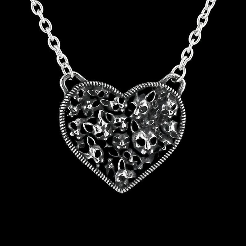 Heart of Cats Pendant
