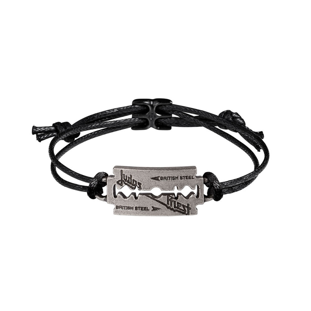 Judas Priest Razorblade Wrist Wrap Bracelet by Alchemy Gothic