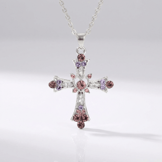 Blessed Gems Cross Necklace