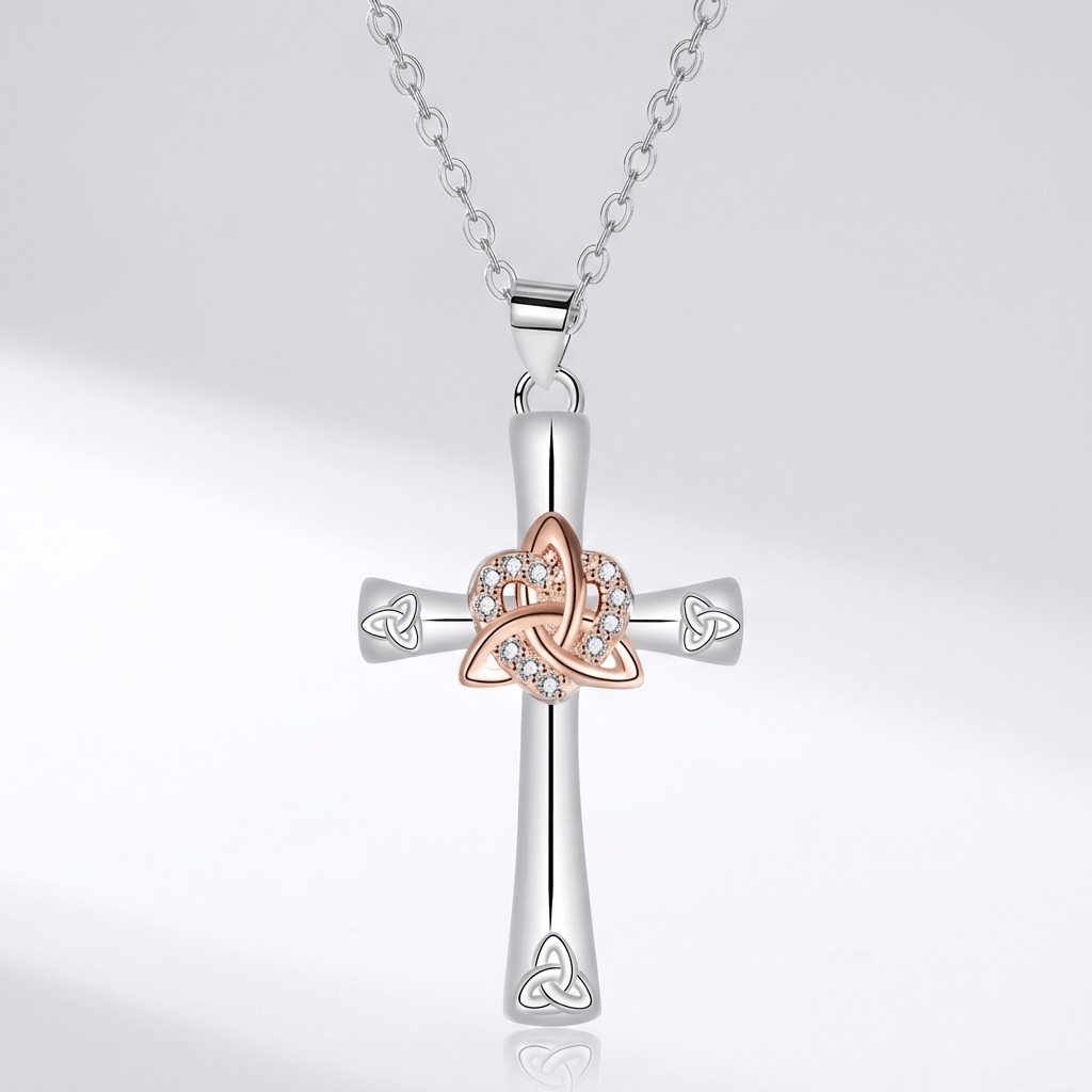 Infinity Faith Cross Necklace