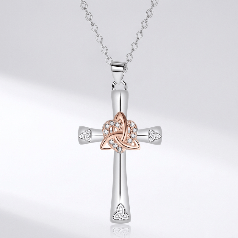 Infinity Faith Cross Necklace