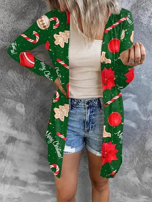 A Christmas Women's Cardigan Sweater