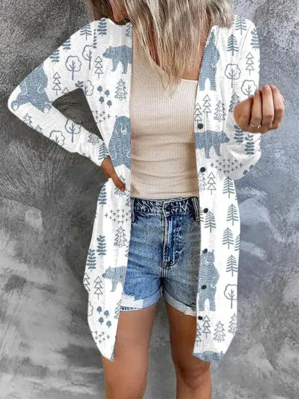A Christmas Women's Cardigan Sweater