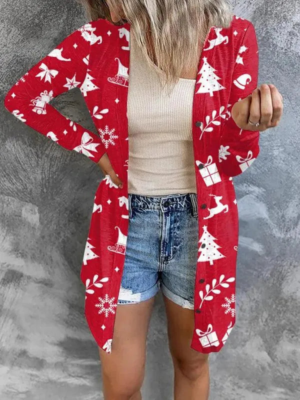 A Christmas Women's Cardigan Sweater