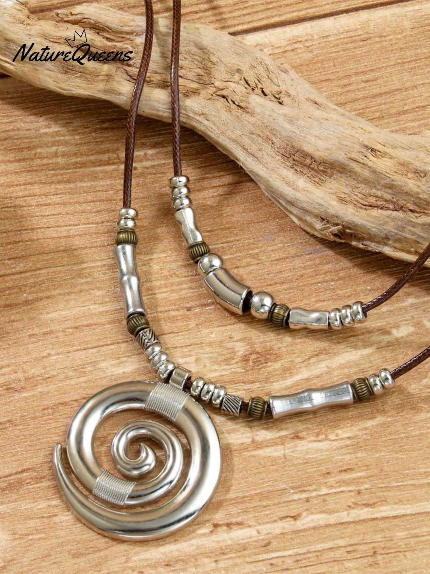Swirl Totem Necklace