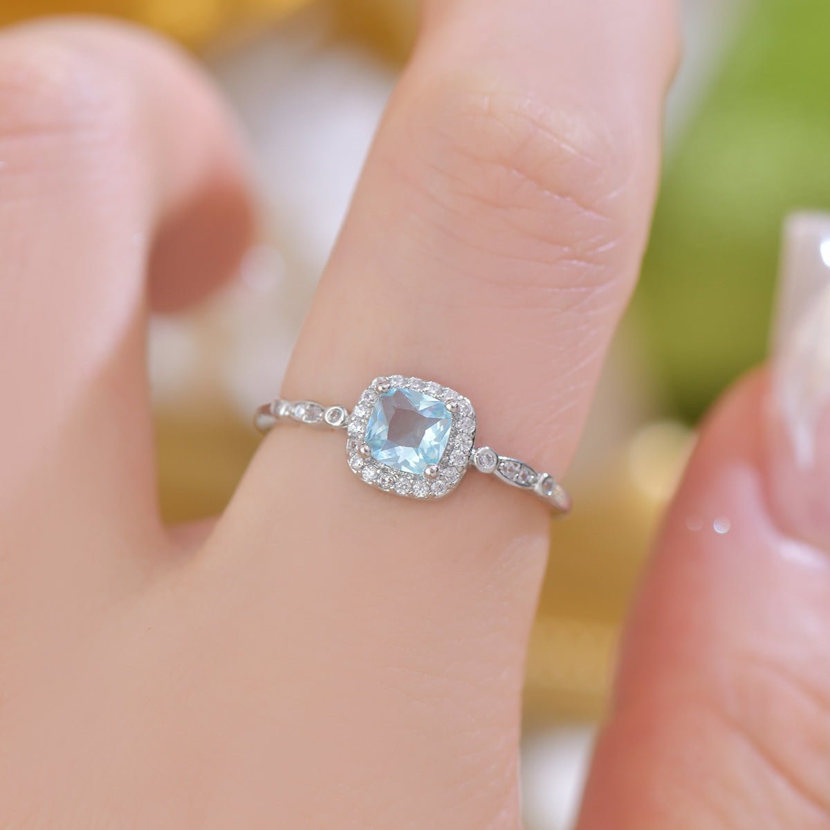 Kiana Aquamarine Ring