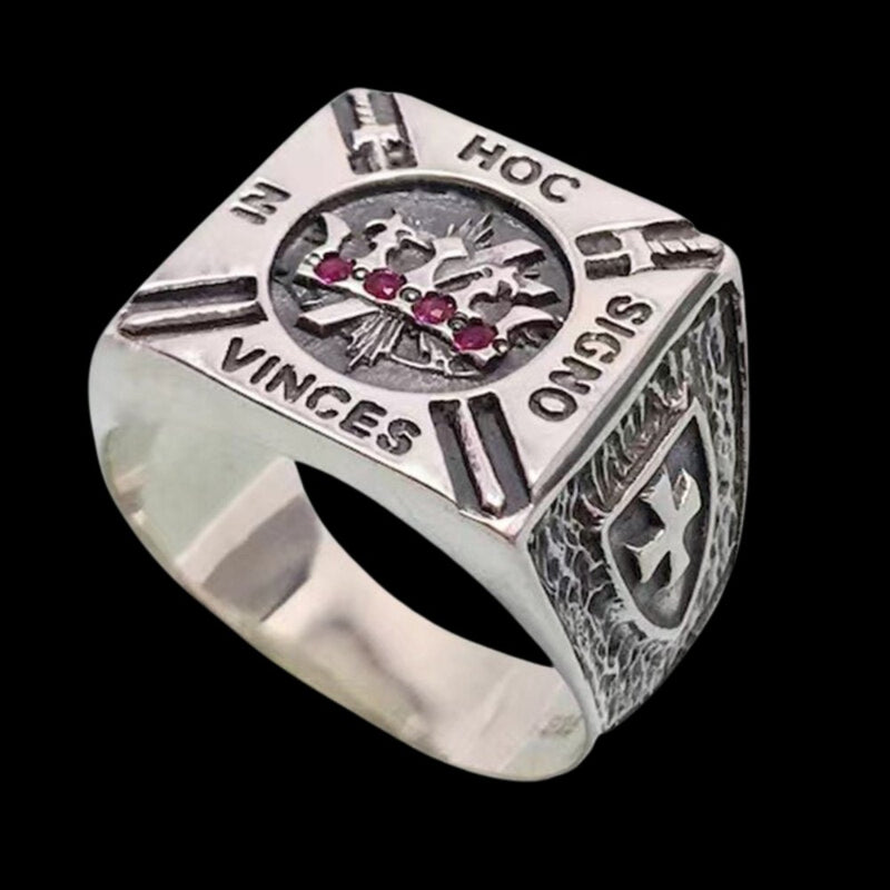 Knights Templar Crown Ring