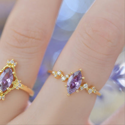 Lilac Astra Ring