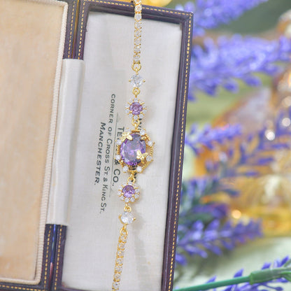 Lilac Butterfly Bracelet