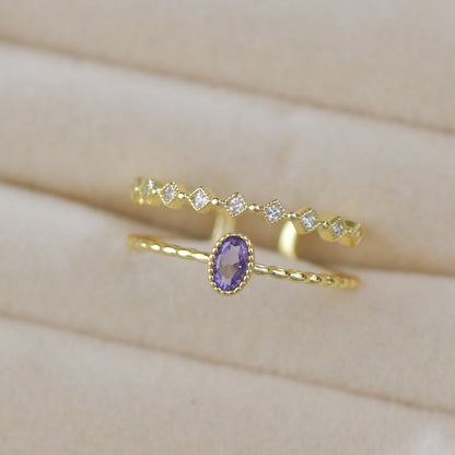 Lilac Lullaby Ring