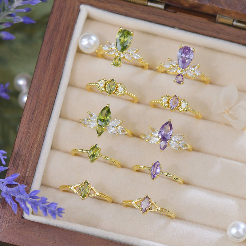 Lilac Vine Ring