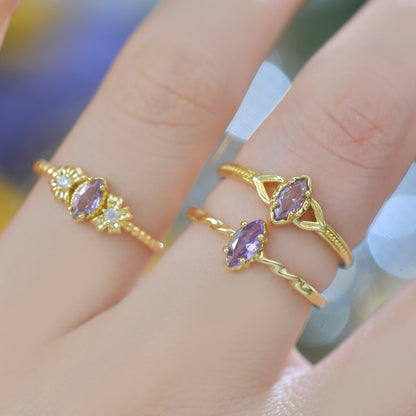 Lilac Vine Ring