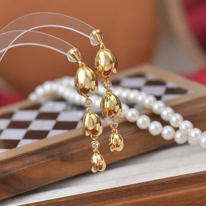 Lily of the Valley Drop Earrings