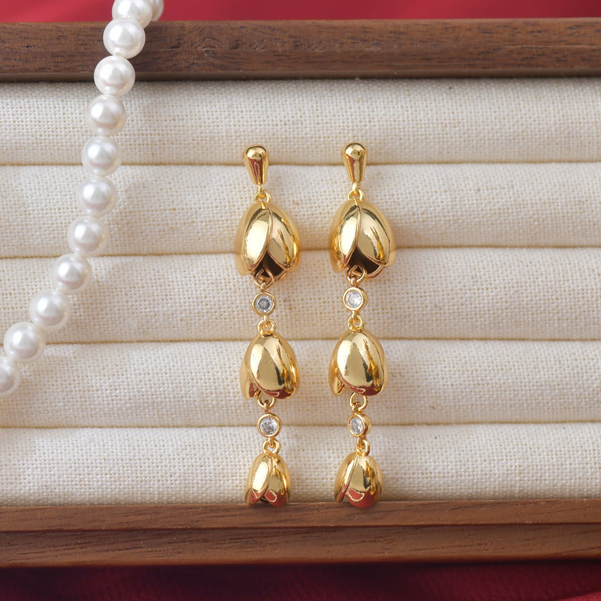 Lily of the Valley Drop Earrings